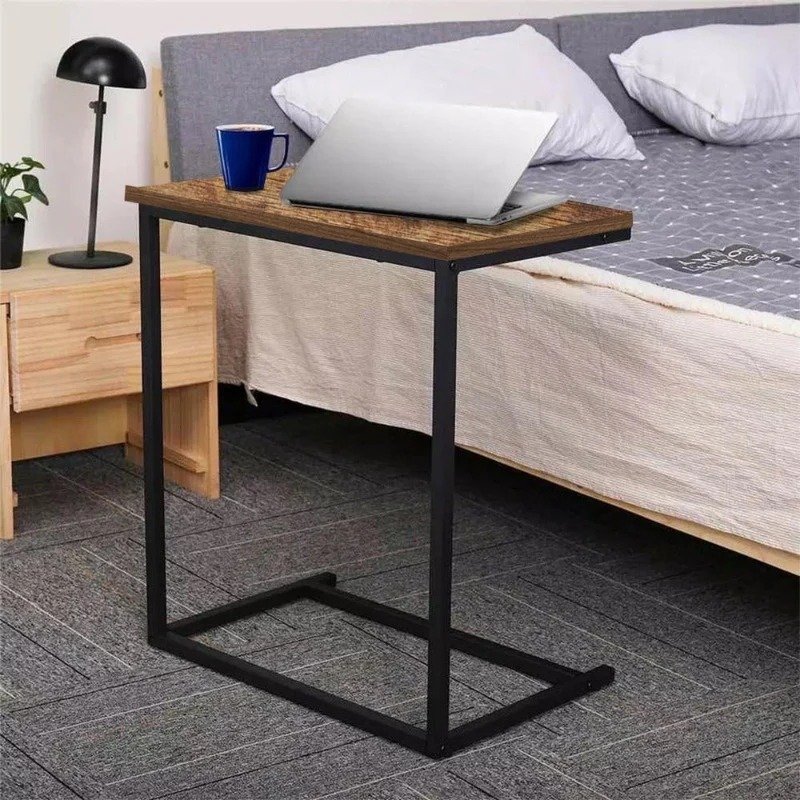 Minimalist C-Shaped Side Table