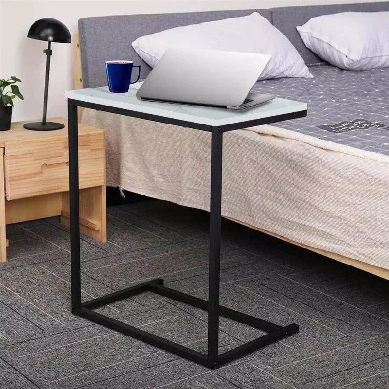 Minimalist C-Shaped Side Table - Image 2